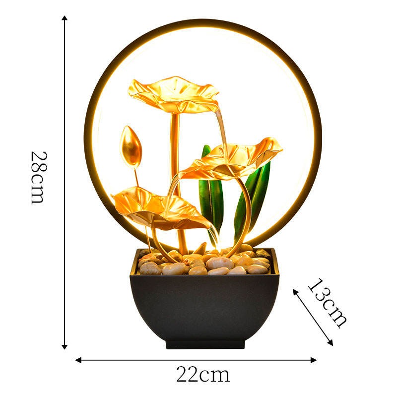 Fontaine d’Intérieur Kini Cascade Relaxante avec Lumière LED