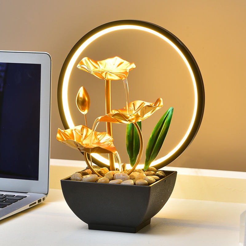 Fontaine d’Intérieur Kini Cascade Relaxante avec Lumière LED