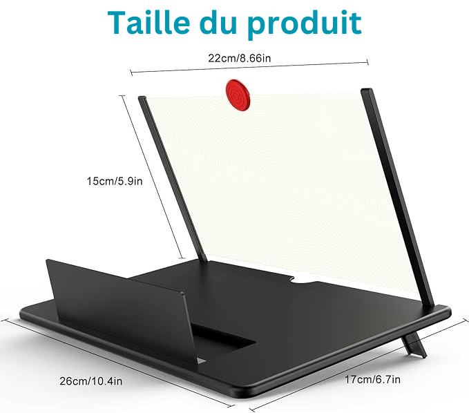 Loupe d'écran de téléphone