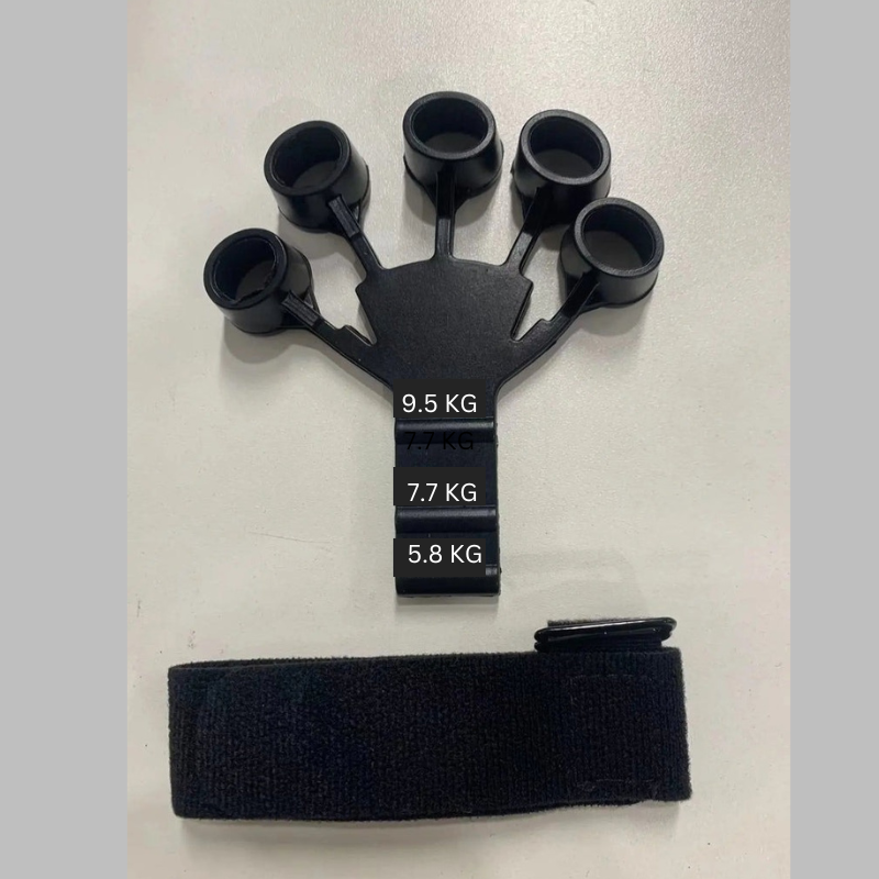 Exerciseur de Doigts avec Adjustable Poignet Bande